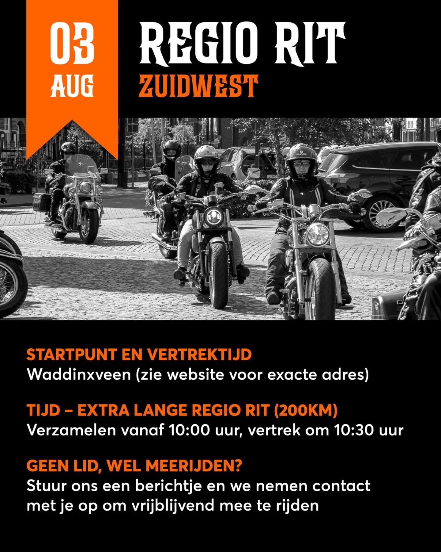 Aankomende zondag organiseert regio zuidwest een extra lange regio rit. Dit zal een prachtige rit gaan worden van om en nabij 200km. Dus extra veel kilometers om van te genieten! Kijk voor de exacte locatie van het startpunt op de Shadow Kalender (link in bio + even de rit zelf aanklikken).
Heb je een Honda VT of VTX en wil je ook een keer meerijden? Stuur ons gerust een berichtje!
#ShadowMotorclub #Motorrijden #Honda #HondaShadow #HondaVT #HondaVTX #HondaVT600 #HondaVT750 #HondaVT1100 #Chopper #Bobber #Cruiser #Toertocht #BikerLife #RideToLive #LiveToRide #RegioRit #ZuidHolland #MiddenNederland #ZuidWest #ShadowMC #VTwin
