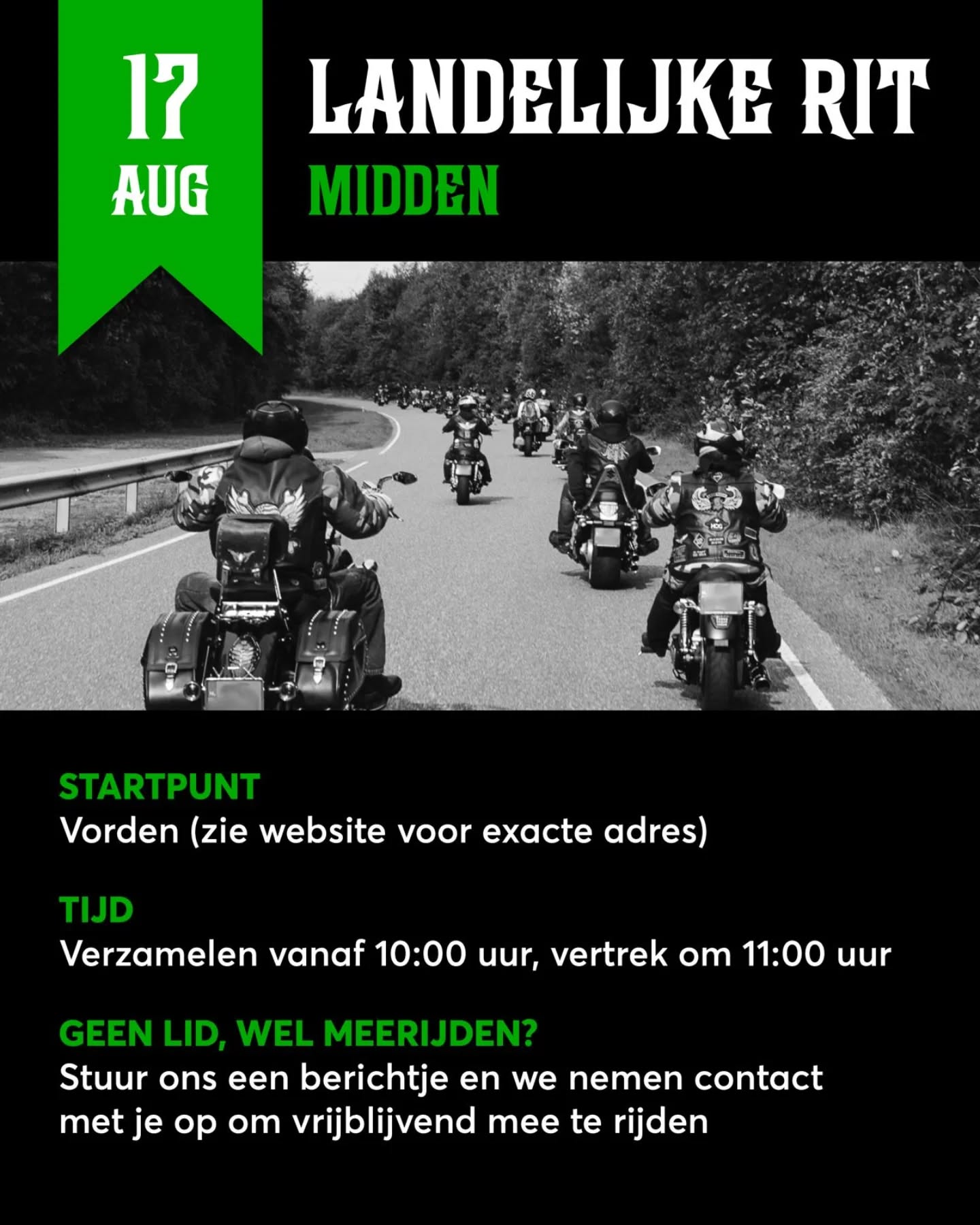 Volgende week zondag is het weer zo ver, dan wordt er weer een landelijke rit gereden. Dit keer is het de beurt aan regio midden om het te organiseren. Vergeet je knipkaart (of je losse briefje van het jaarfeest) niet mee te nemen zodat je er weer een knipje bij krijgt voor je jaarhanger. Nu blijven duimen voor mooi weer! 😎 Kijk voor de exacte locatie van het startpunt op de Shadow Kalender (link in bio + even de rit zelf aanklikken).
Heb je een Honda VT of VTX en wil je ook een keer meerijden? Stuur ons gerust een berichtje!
#ShadowMotorclub #Motorrijden #Honda #HondaShadow #HondaVT #HondaVTX #HondaVT600 #HondaVT750 #HondaVT1100 #Chopper #Bobber #Cruiser #Toertocht #BikerLife #RideToLive #LiveToRide #LandelijkeRit #MiddenNederland #Achterhoek #ShadowMC #VTwin