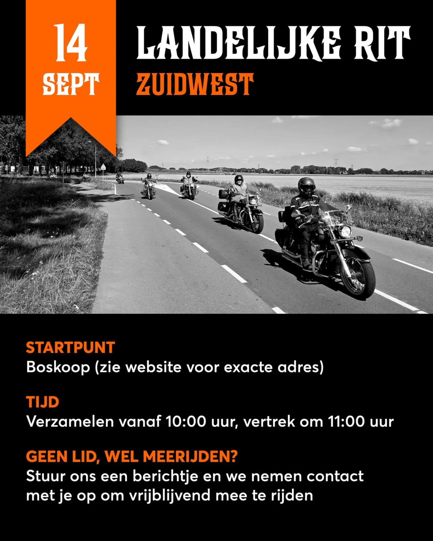 Volgende week zondag is het alweer tijd voor de laatste landelijke rit van dit seizoen. Deze keer is de eer aan regio zuidwest. Zorg dat je je knipkaart weer meeneemt voor de jaarhangers en geniet in volle teugen van deze laatste landelijke rit. De eerst volgende mogelijkheid is pas weer volgend voorjaar. Dus hup, maak die agenda vrij want hier wil je toch gewoon bij zijn?! Kijk voor de exacte locatie van het startpunt op de Shadow Kalender (link in bio + even de rit zelf aanklikken).
Heb je een Honda VT of VTX en wil je ook een keer meerijden? Stuur ons gerust een berichtje!
#ShadowMotorclub #Motorrijden #Honda #HondaShadow #HondaVT #HondaVTX #HondaVT600 #HondaVT750 #HondaVT1100 #Chopper #Bobber #Cruiser #Toertocht #BikerLife #RideToLive #LiveToRide #LandelijkeRit #ZuidWestNederland #ZuidHolland #RideOut #DutchRideOut #ShadowMC #VTwin