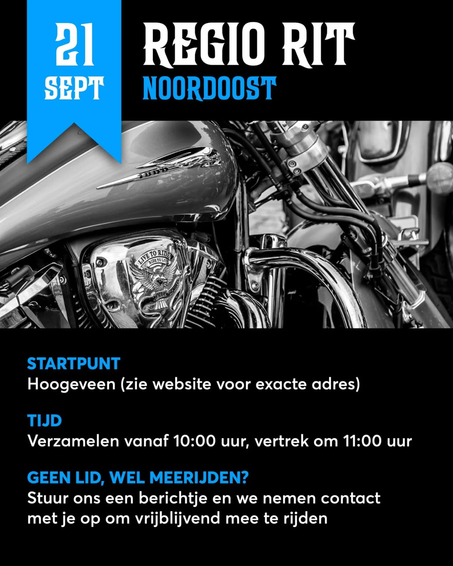 Heb je al plannen voor dit weekend? Er zijn namelijk weer twee ritten te rijden vanuit de Shadow Motorclub. Eentje in regio noordoost en eentje in regio zuid. Dus of je nou dichter bij de Noordpool woont of dichter bij de Evenaar, er is voor ieder wat wils! Uiteraard beginnen we weer met een bak koffie en natuurlijk zit er ook een lunchstop in. Dus hup! Tover die motor te voorschijn en rij mee!
Kijk voor de exacte locatie van het startpunt op de Shadow Kalender (link in bio + even de rit zelf aanklikken).
Heb je een Honda VT of VTX en wil je ook een keer meerijden? Stuur ons gerust een berichtje!
#ShadowMotorclub #Motorrijden #Honda #HondaShadow #HondaVT #HondaVTX #HondaVT600 #HondaVT750 #HondaVT1100 #Chopper #Bobber #Cruiser #Toertocht #BikerLife #RideToLive #LiveToRide #RegioRit #NoordOostNederland #Groningen #Friesland #RideOut #DutchRideOut #ShadowMC #VTwin