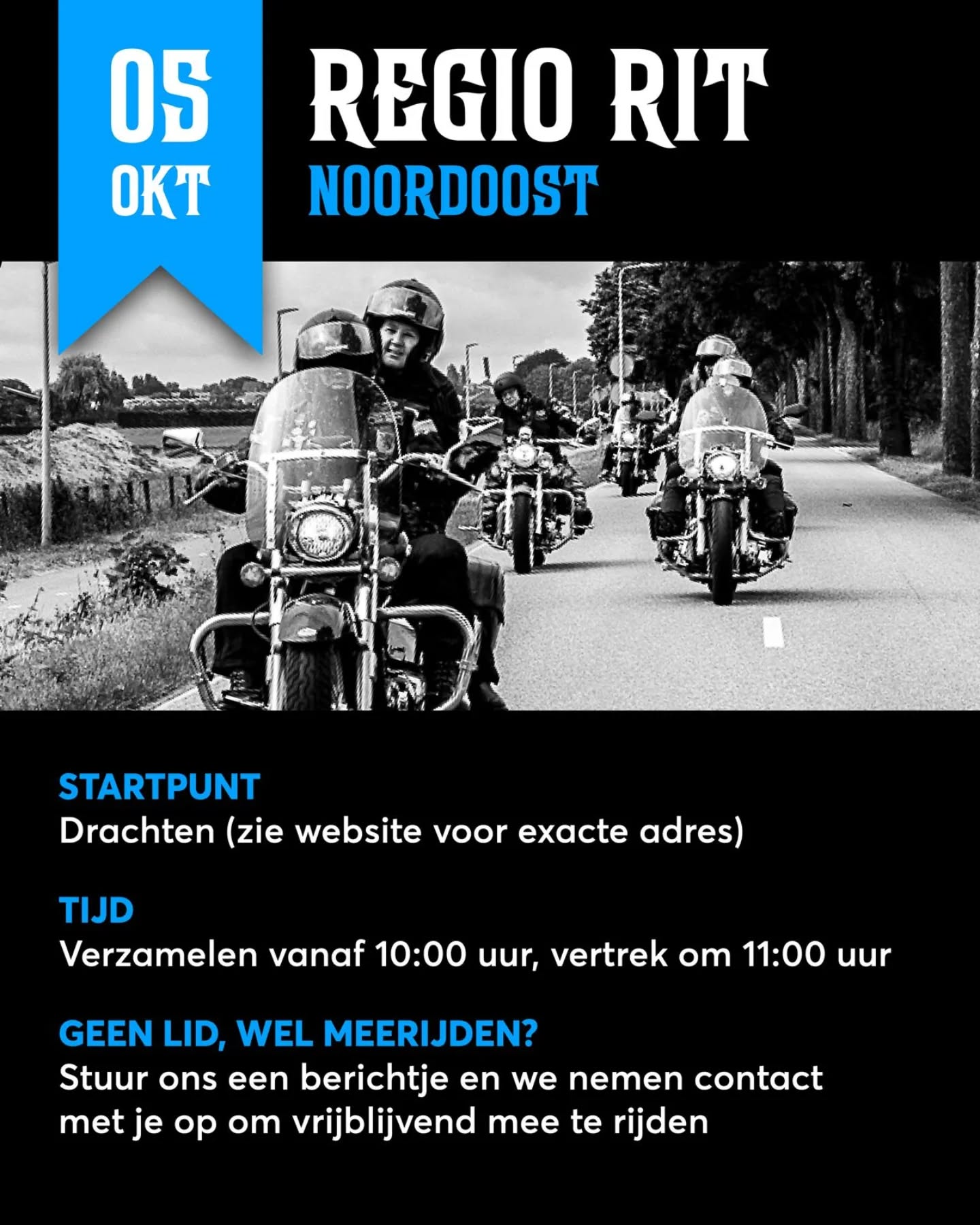 Aanstaande zondag is het tijd voor de laatste officiële regio rit van noordoost. Dus wil je nog op de valreep nog een ritje rijden voordat het einde van het seizoen echt op komst is? Zorg dan dat je er bij bent op de startlocatie in het mooie Friesland! Uiteraard is er halverwege de rit weer een lunchstop, want niet alleen de motor heeft brandstof nodig tijdens een rit!
Kijk voor de exacte locatie van het startpunt op de Shadow Kalender (link in bio + even de rit zelf aanklikken).
Heb je een Honda VT of VTX en wil je ook een keer meerijden? Stuur ons gerust een berichtje!
#ShadowMotorclub #Motorrijden #Honda #HondaShadow #HondaVT #HondaVTX #HondaVT600 #HondaVT750 #HondaVT1100 #Chopper #Bobber #Cruiser #Toertocht #BikerLife #RideToLive #LiveToRide #RegioRit #NoordOostNederland #Friesland #Groningen #Drenthe #RideOut #ShadowMC #VTwin