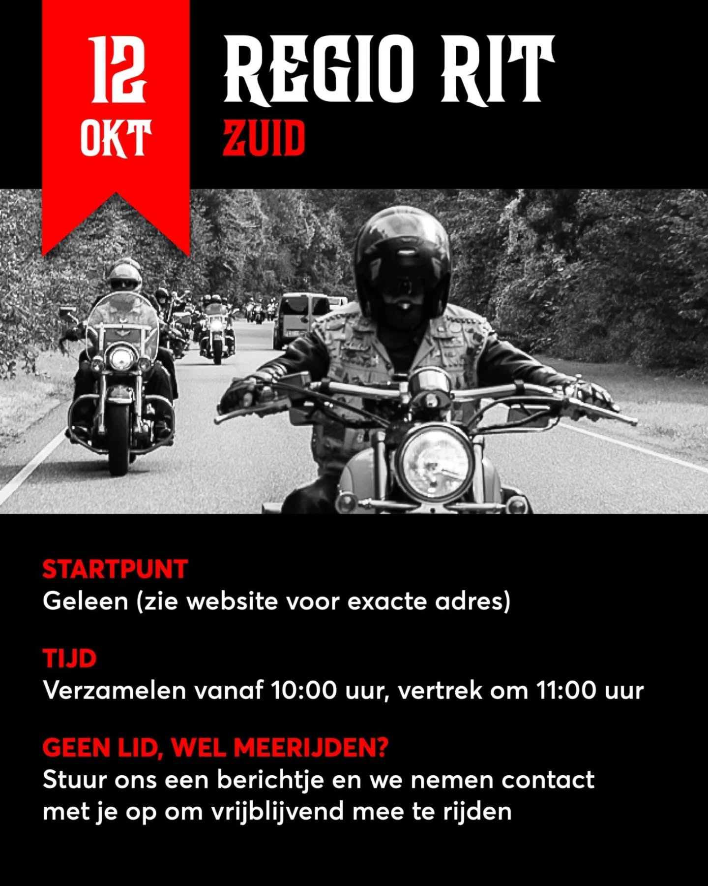De laatste regio rit van regio zuid vindt deze zondag plaats in Limburg. Dit is écht je laatste kans om in het zuiden van het land nog een keer een ritje mee te rijden. Dus voordat de motor op stal gaat, grijp die kans nog! Uiteraard wordt er eerst gestart met een bak koffie en even gezellig bijkletsen voordat de motoren gestart worden! De rit gaat door het Limburgse land met weer een lunchstop halverwege.
Rij je mee? Dan graag even aanmelden via Desmond (stuur DM voor mailadres) ivm de inkoop van de vlaai!
Kijk voor de exacte locatie van het startpunt op de Shadow Kalender (link in bio + even de rit zelf aanklikken).
Heb je een Honda VT of VTX en wil je ook een keer meerijden? Stuur ons gerust een berichtje!
#ShadowMotorclub #Motorrijden #Honda #HondaShadow #HondaVT #HondaVTX #HondaVT600 #HondaVT750 #HondaVT1100 #Chopper #Bobber #Cruiser #Toertocht #BikerLife #RideToLive #LiveToRide #RegioRit #ZuidNederland #Limburg #Brabant #RideOut #ShadowMC #VTwin