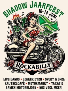 JAARFEEST 2026 - Bij de kick-off heb je de poster wellicht al zien hangen, we zijn alweer aan het opwarmen voor het jaarfeest 2026! Van 12 t/m 14 juni organiseert regio Midden het jaarfeest in Lievelde. De organisatie is in volle gang en de exacte invulling van het feest wordt later bekend gemaakt. Dat er weer mooie dingen op het programma staan mag duidelijk zijn. Dus blok je agenda en vraag alvast vrij want dit wil je niet missen! De inschrijvingen zullen binnenkort open gaan.

Het Shadow Jaarfeest is alleen toegankelijk voor officiële clubleden

#ShadowMotorclub #Jaarfeest