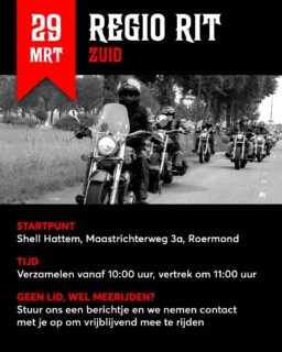Het is eindelijk zo ver! De eerste officiële regio rit van dit jaar wordt morgen in regio Zuid gereden. Trap het seizoen goed af en rij lekker mee. Uiteraard beginnen we weer met een bak koffie voordat we de motor op stappen. Halverwege de rit is er een lunchstop bij eetcafé Bî-j Sanne en rijden we daarna de tweede helft van de rit weer richting het beginpunt. 

Vanuit Eindhoven is er een gezamenlijke aanrijroute gemaakt naar het startpunt. Deze vertrekt om 09:30 uur bij Het Haasje langs de A2 bij Maarheeze. Let op dat de A58 van Tilburg naar Eindhoven is afgesloten tussen knooppunten De Baars en Best.

Heb je een Honda VT of VTX ben je (nog) geen lid en wil je ook een keer meerijden? Stuur ons gerust een berichtje! 

#ShadowMotorclub #HondaShadow #HondaVT #HondaVTX #VTwin