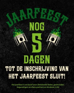 MUZIEK OP HET JAARFEEST – Je hebt nog maar 5(!!) dagen om je in te schrijven voor het Shadow Jaarfeest. En deadline is écht deadline. Oftewel if you snooze, you lose!
We hebben qua muziek ook weer een mooi programma voor jullie klaar staan. In de middag komt de rock & roll band "'69 Comeback" weer spelen met hun heerlijke stijl gekenmerkt door de lekkere contrabas, dit keer in een akoestische set.
In de avond komt band "Cave Canem" ons de beste rock covers ten gehore te brengen op akoestische gitaren maar wel met hun eigen geluidssysteem! Deze mannen weten absoluut een lekker sfeertje neer te zetten!
#ShadowMotorclub #HondaShadow #RideToParty #BikerEvent #ShadowJaarfeest