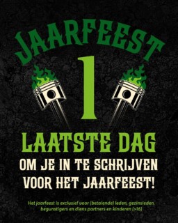 Vandaag is écht je laatste kans om je in te schrijven voor het Shadow Jaarfeest 2026 Je hebt al een aantal herinneringen gehad, we gaven een tipje van de sluier van het programma en het vakantiegeld is onderweg. Ben je al lang lid van de club? Kom gezellig weer bijpraten en meerijden. Ben je nog best nieuw? Dan is dit dé perfecte gelegenheid om mensen te leren kennen! Kortom, alle reden om je op deze laatste dag nog in te schrijven!
Inschrijflink is via je regiocommissaris verstuurd. Ben je hem kwijt? Vraag dan je RC of een buddy of die de mail doorstuurt.
Tot op het jaarfeest! 😎
#ShadowMotorclub #HondaShadow #RideToParty #BikerEvent #ShadowJaarfeest