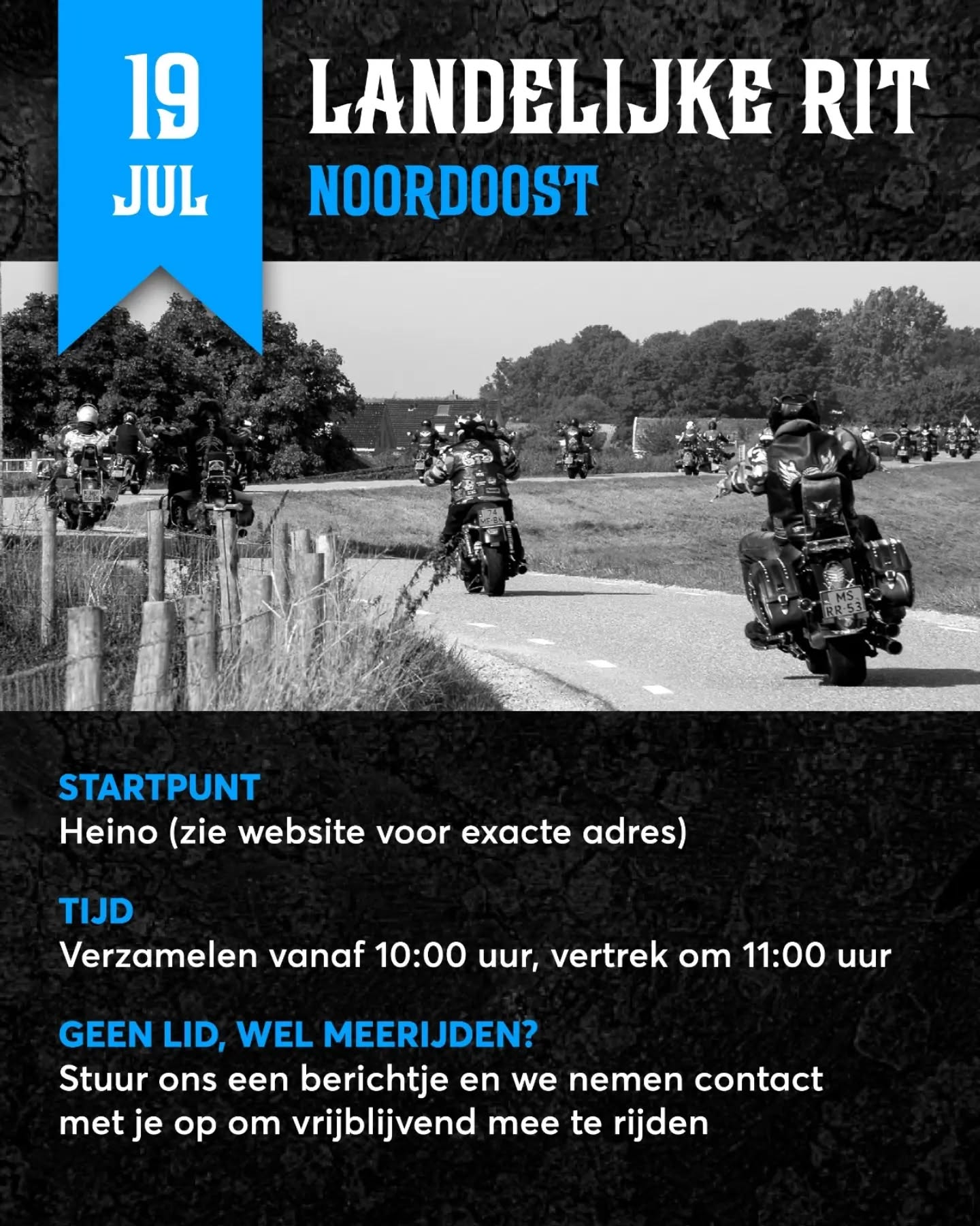Aanstaande zondag is het weer zo ver, een landelijke rit! Dit keer is regio Noordoost aan de beurt. We maken een schitterende rit door het mooie Salland, met als (letterlijk) hoogtepunt de beklimming van de Holterberg. Kortom, dit mag je niet missen! Je kan je opgeven om mee te lunchen of je eigen lunch meenemen. Bij de start krijg je in ieder geval van ons een kop koffie met iets lekkers.

Kijk voor de exacte locatie van het startpunt op de Shadow Kalender (link in bio + even de rit zelf aanklikken)

Heb je een Honda VT of VTX ben je (nog) geen lid en wil je ook een keer meerijden? Stuur ons gerust een berichtje! 

#ShadowMotorclub #HondaShadow #HondaVT #HondaVTX #MotorrijdenSalland